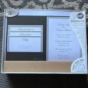 NWT Wilton 25 wedding special event invitation kit